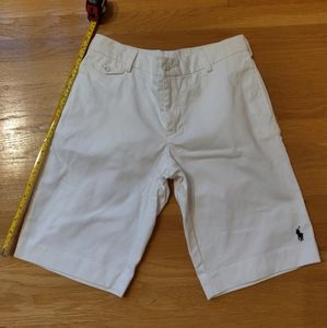 White Ralph Lauren Shorts 20.5"
